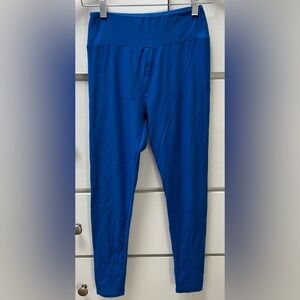 LuLaRoe super cute bright royal blue full length leggings in ‘one size’
